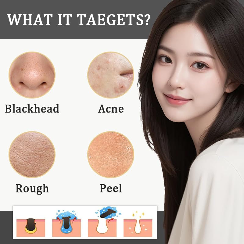 2PCS Rice Exfoliating Ampoule Set – Black & White Rice Brightening Duo for Glowing Skin | Gentle Peel + Pore Minimizing & Deep Hydration