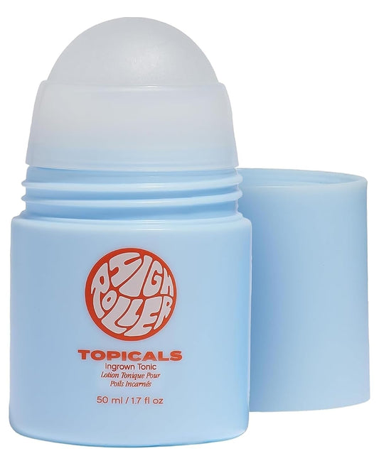 High Roller Ingrown Hair Serum | Roll-On Tonic to Soothe and Calm Irritated Skin on Face, Armpits and Bikini Areas | Contains Salicylic and Glycolic Acid | Vegan and Cruelty-Free (1.7 Fl Oz)