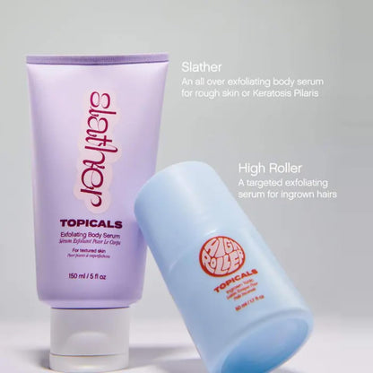 High Roller Ingrown Hair Serum | Roll-On Tonic to Soothe and Calm Irritated Skin on Face, Armpits and Bikini Areas | Contains Salicylic and Glycolic Acid | Vegan and Cruelty-Free (1.7 Fl Oz)