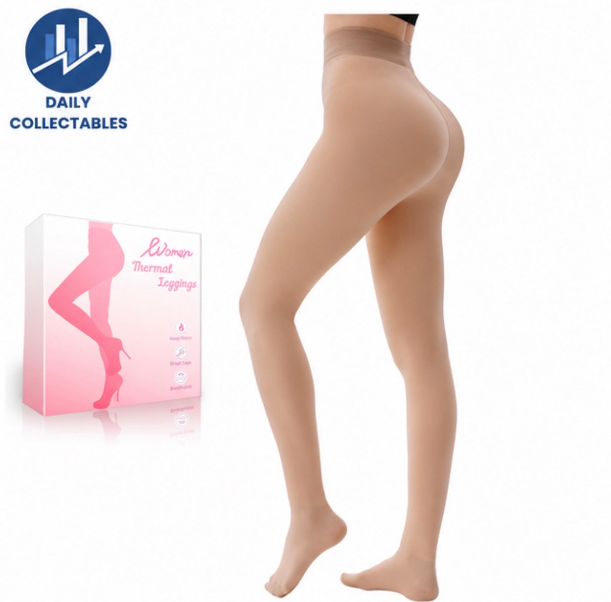 Daily Collectables™ Winter Thermal Fleece Lined Leggings|Tights