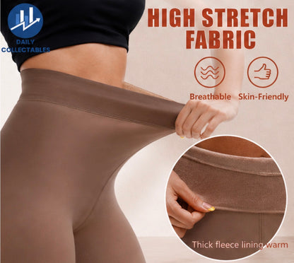 Daily Collectables™ Winter Thermal Fleece Lined Leggings|Tights