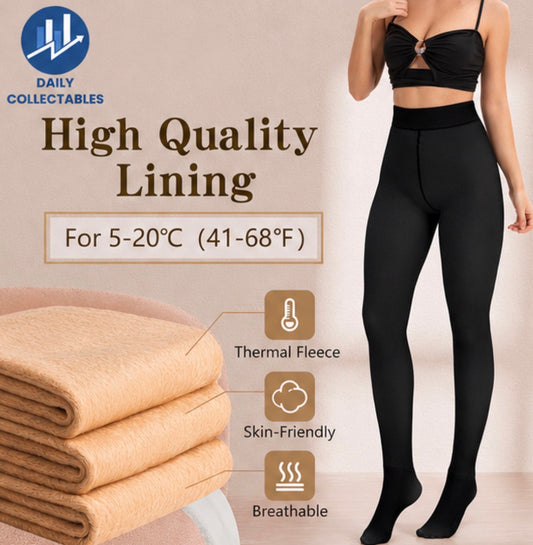 Daily Collectables™ Winter Thermal Fleece Lined Leggings|Tights